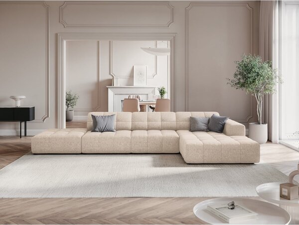 Divano angolare beige (angolo destro) Chicago - Cosmopolitan Design