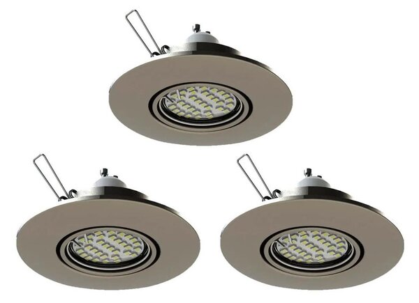 Eglo 78705 - SET 3x Lampada LED da incasso PENETO 1xGU10/3,3W/230V cromo