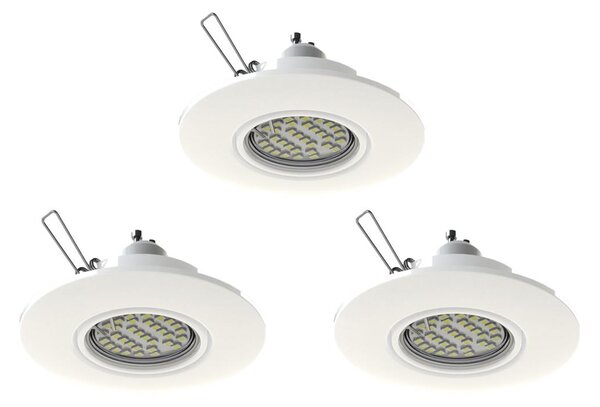 Eglo 78704 - SET 3x Lampada LED da incasso PENETO 1xGU10/3,3W/230V bianco
