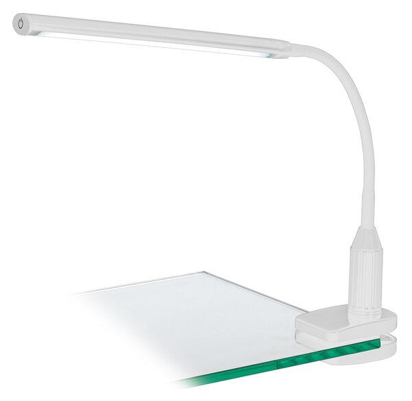 Lampada Da Tavolo Contemporanea Laroa Policarbonato Bianco Led Integrato 4,2W