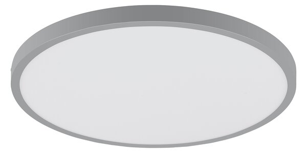 Plafoniera Moderna Fueva 1 In Alluminio Argento Led Integrato 22,3W 3000K Ip20