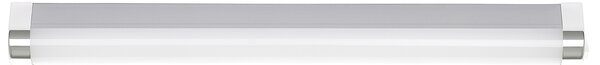 Applique Contemporanea Tragacete 1 Policarbonato Argento Led Integrato 7,5W