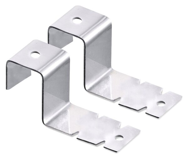 Ganci in acciaio inox in set da 2 - Maximex