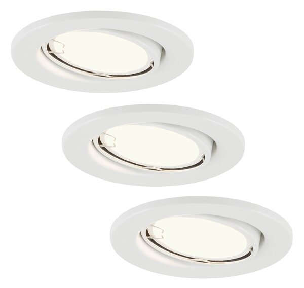 Briloner Spot LED incasso 7221-036 Fit set 3x bianco