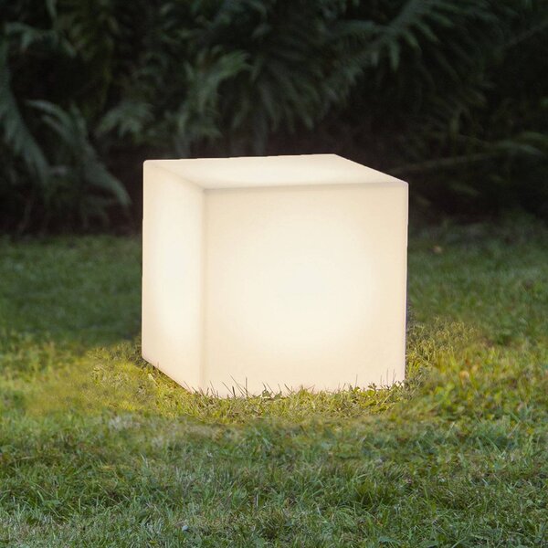 Lampada da terrazza Gardenlight, cubo, 30 cm