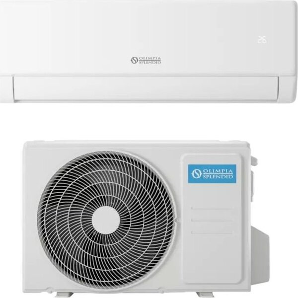OLIMPIA SPLENDID Climatizzatore 12000 Btu Inverter Monosplit Condizionatore con Pompa di Calore Classe A++/A+ R32 Wifi (Unit Interna + Unit Ester
