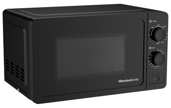 Melchioni Forno Microonde Combinato con Grill Capacit 20 Litri Potenza 800 Watt con Timer colore Nero - 118380040 Onda