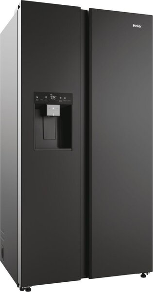 Haier Frigorifero Americano Side by Side 601 Litri Classe E No Frost colore Nero SBS 90 Serie 5 - HSW59F18EIPT
