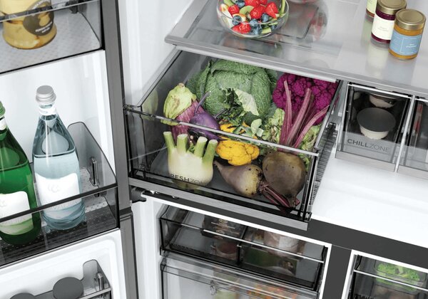 Haier Frigorifero Americano Side by Side Capacit 706 Litri Classe energetica D Raffreddamento No Frost colore Acciaio Inox - HCR59F18DNMM