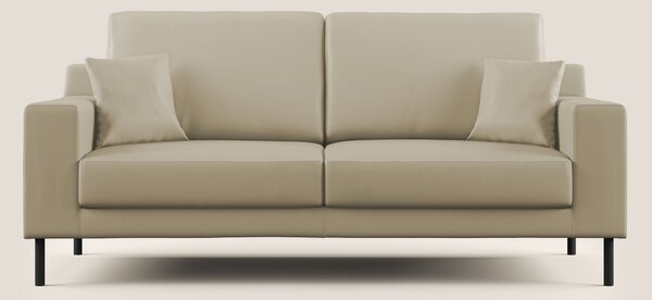 Uranio divano moderno lineare in Ecopelle impermeabile T04