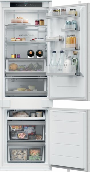 Haier Frigorifero da Incasso Combinato Capacit 251 Litri Classe energetica E Raffreddamento No Frost - HQE1855BCMW Series 6