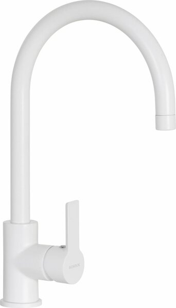 SCHOCK New Aquaalto Rubinetto Cucina Miscelatore Monocomando in Ottone colore Bianco - SXALTON01