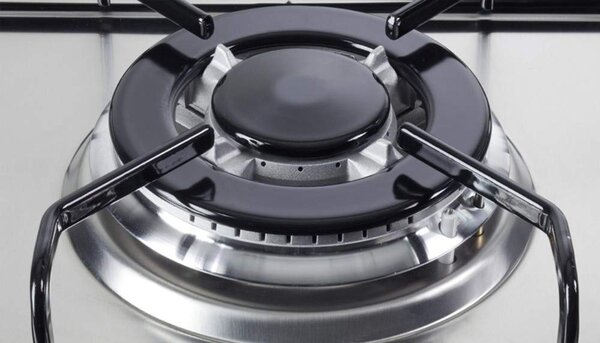 De Longhi Piano Cottura 1 Fuoco a Gas da Incasso Larghezza 30 cm colore Inox - I 13 D