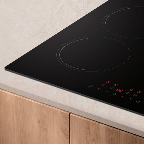 Candy Piano Cottura Induzione 4 Fuochi Larghezza 59 cm in Vetroceramica colore Nero - CII647CCAR Idea