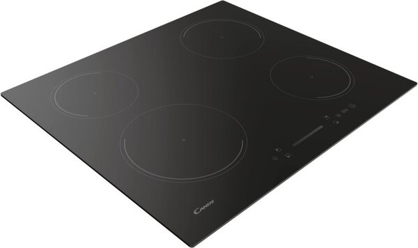 Candy Piano Cottura Induzione 4 Fuochi 60 cm Vetroceramica colore Nero - 33803350 CI642SCBB
