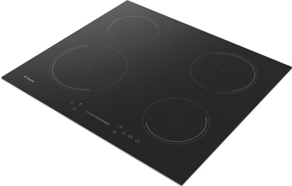 Candy Piano Cottura Induzione 4 Fuochi 60 cm Vetroceramica colore Nero - 33803350 CI642SCBB
