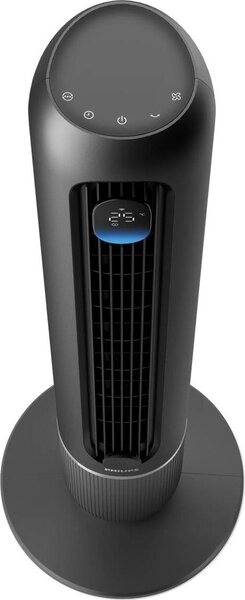 Philips Ventilatore a Colonna Torre senza Pale 12 Velocit Oscillante con Timer e Telecomando colore Nero - CX7550/01 Smart Serie 7000