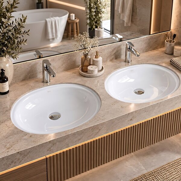 Lavabo sottopiano Rea Niva