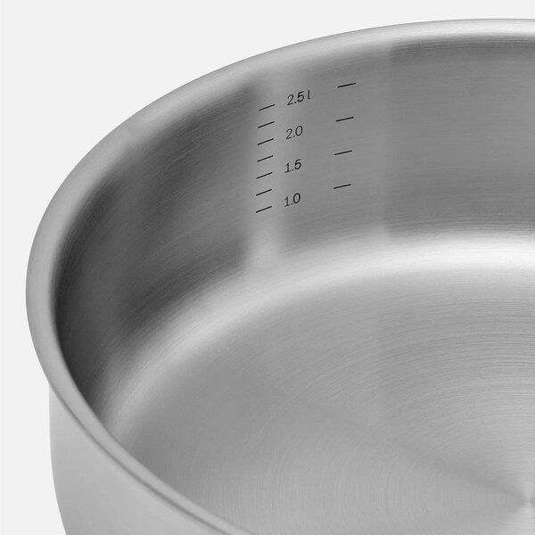 Padella in acciaio inox con coperchio ø 24 cm Lucca 4.0 Standard – FABINI