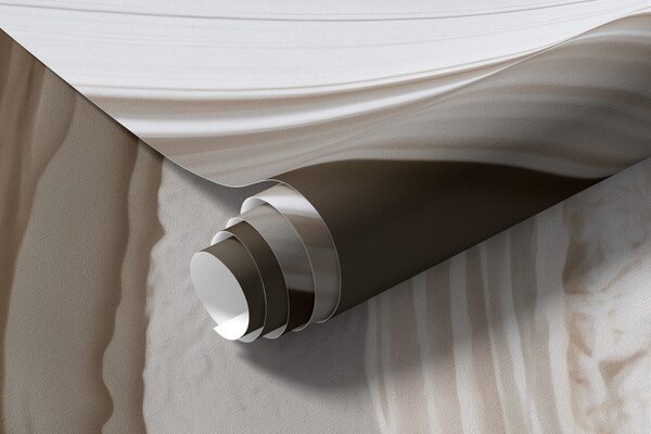 Carta da parati Imitazione di intonaco con texture ondulata nei toni del beige-crema con effetto 3D, Carta da parati lastrazione, w10042 : Uwalls.it