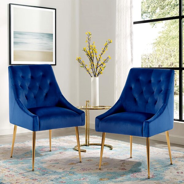 Sedia da ufficio - Sedia - Poltrona - Sedia per angolo relax - Sedia da scrivania - Set da 2 - Rivestimento