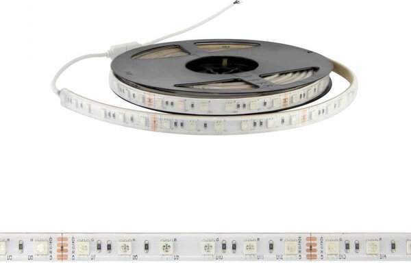 Striscia LED Professional 5050/60 - RGB - IP67 - 14,4W/m - 5m - 24V Colore RGB