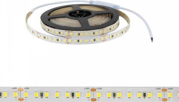 Striscia LED Professional 2835/140 - IP20 - 15W/m - 5m - 24V Colore Bianco Freddo 5.700K