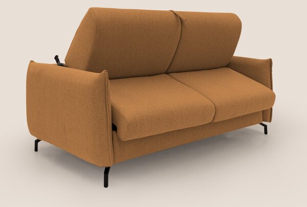 Scarlet divano letto in tessuto misto cotone impermeabile T19 arancio