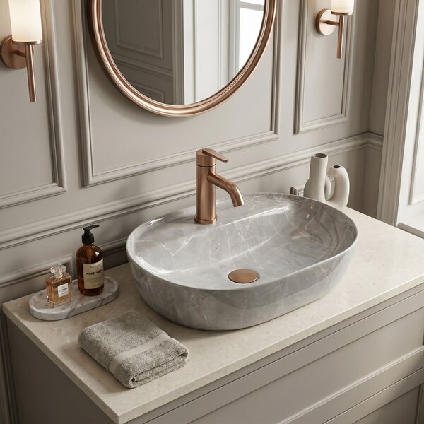 Lavabo da appoggio REA Aura 51 Kashmir