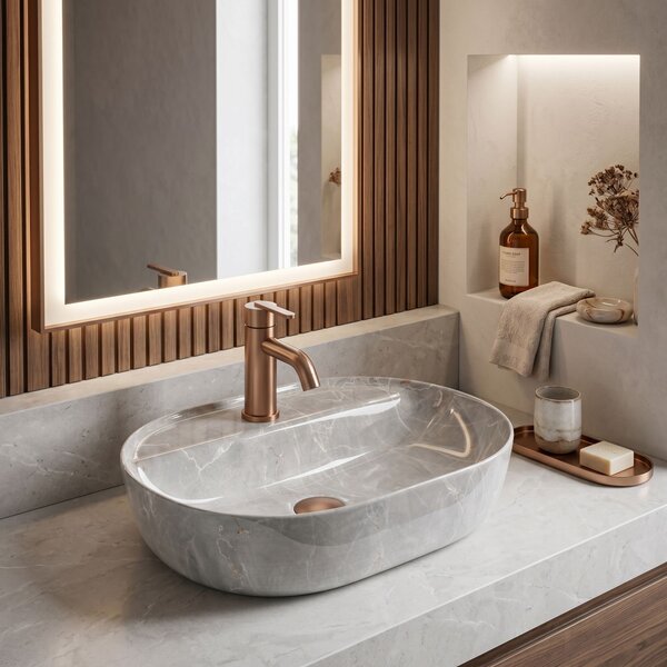 Lavabo da appoggio REA Aura 51 Kashmir