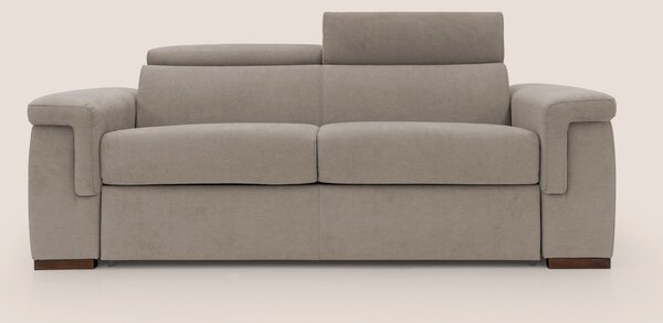 Giunone divano letto con materasso alto 18 cm e poggiatesta reclinabil