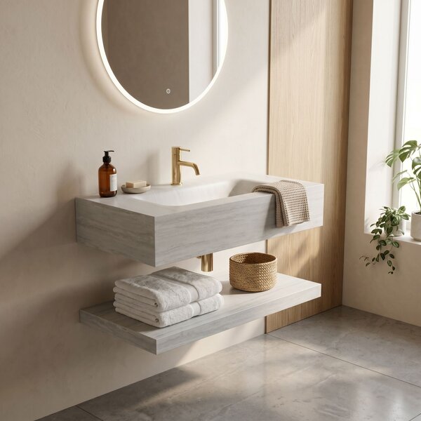 Mensola per lavabo Rea Apollo Muralto Roma 80