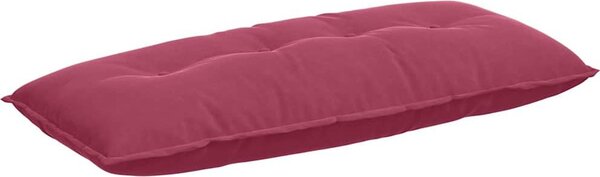 Cuscino per Schiena Rosso Vino 120 x 50 cm Tessuto in Cords