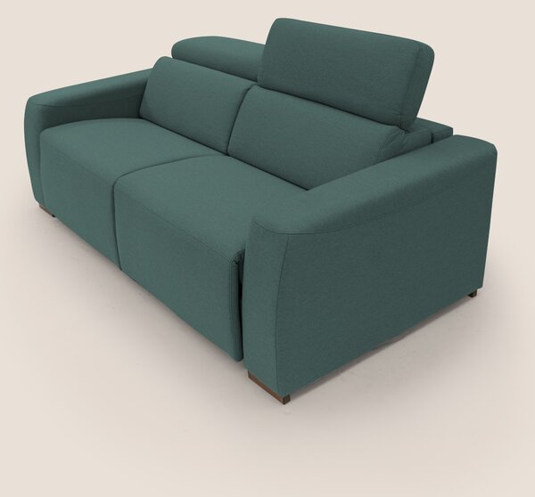 Poseidon divano letto + relax elettrico in tessuto smacchiabile imperm