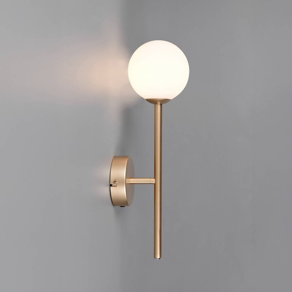 Trio Lighting Applique da parete Firano, Ottone / Oro, Soggiorno / Sala da pranzo, Metallo, Moderno, Applique
