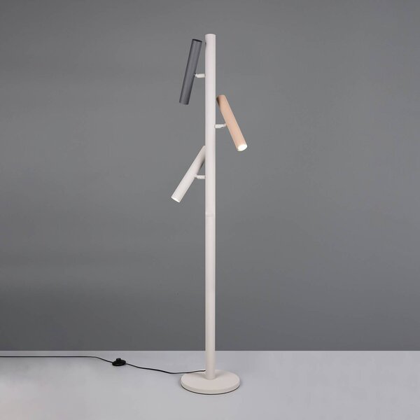 Trio Lighting Lampada da terra Terloa, Multicolore, Soggiorno / Sala da pranzo, Metallo, Moderno, Lampada da terra