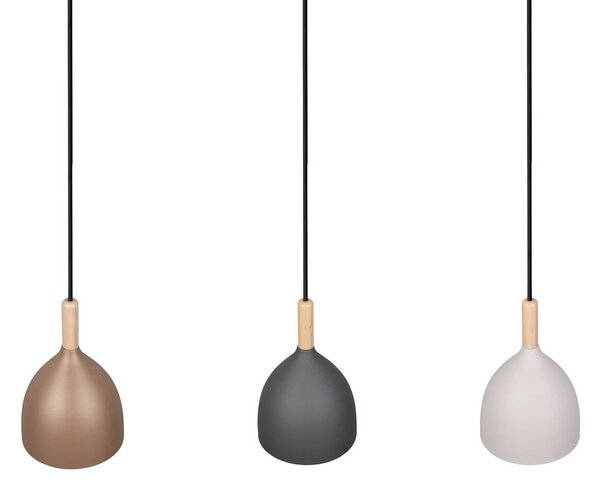 Trio Lighting Lampada a sospensione Jerano, dimmerabile, Multicolore, Soggiorno / Sala da pranzo, Metallo, Moderno, Lampada a sospensione