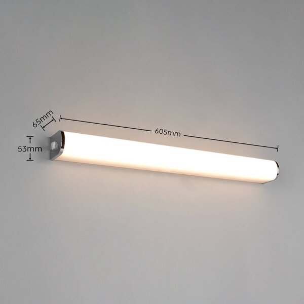 Trio Lighting Applique da parete Giacomo, Cromo / Argento, Bagno, Metallo, Moderno, Applique