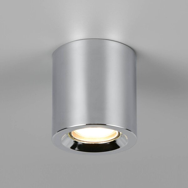 Trio Lighting Plafoniera soffitto Biscotto, Cromo / Argento, Soggiorno / Sala da pranzo, Metallo, Moderno, Plafoniera