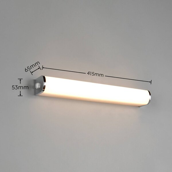 Trio Lighting Applique da parete Giacomo, Cromo / Argento, Bagno, Metallo, Moderno, Applique