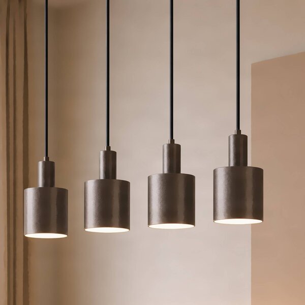 Lampada a sospensione Ovelia Lindby, dimmerabile, Marrone / Ruggine, Soggiorno / Sala da pranzo, Metallo, Moderno, Lampada a sospensione