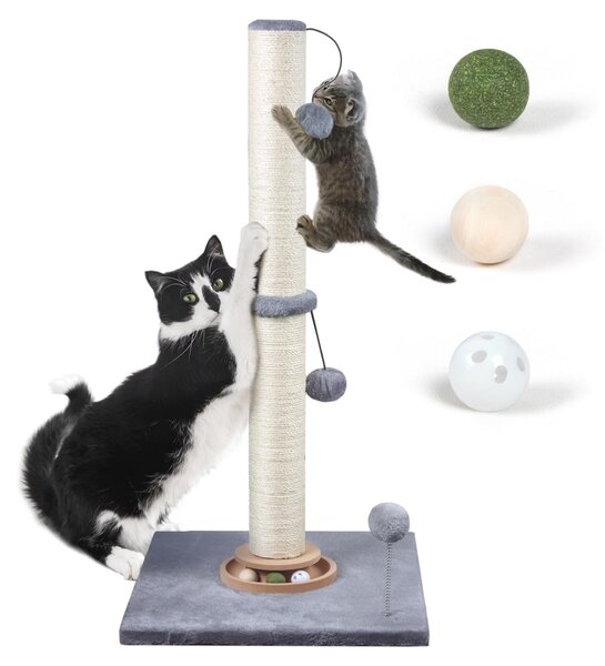 Albero interattivo per gatti con palline alla valeriana