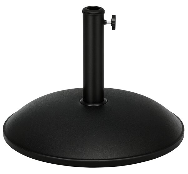 Outsunny Base Supporto per Ombrellone da Giardino in Cemento 20kg, Φ45x36cm