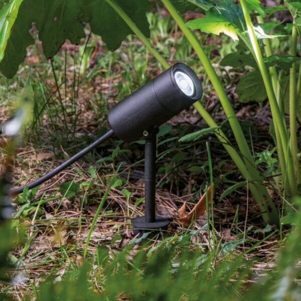Picchetto moderno sovil nitro 97808 16 led cct ip65 orientabile alluminio - Sovil Illuminazione