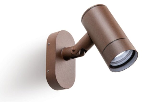 Applique classico sovil lama 264 36 gu10 led ip54 orientabile alluminio vetro - Sovil Illuminazione