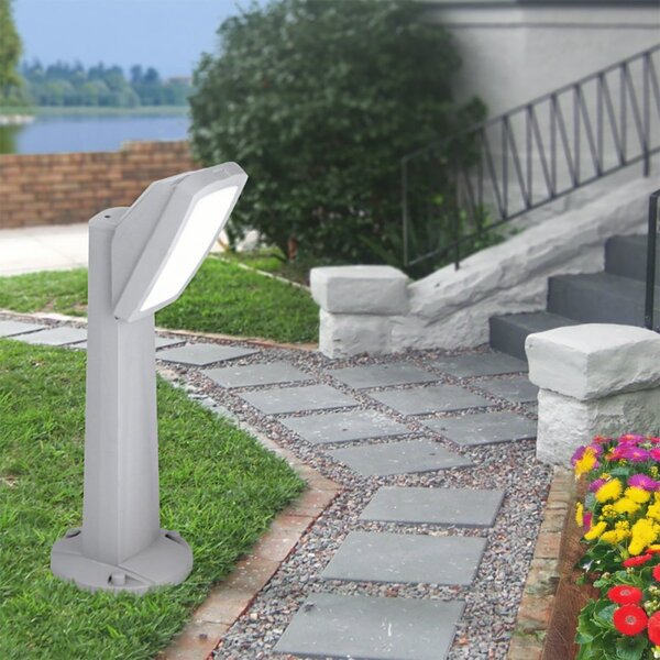 Lampioncino esterno top light trento pa64 gr e27 led resina - Top Light