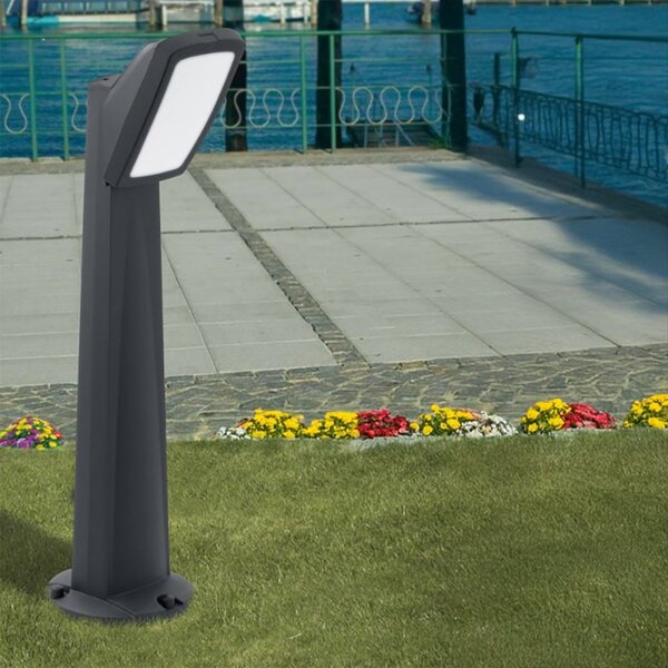 Lampioncino esterno top light trento pa94 ne e27 led resina - Top Light