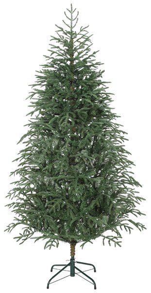 Albero di Natale Artificiale 180 cm 1814 Rami Realistici con Base in Metallo Verde