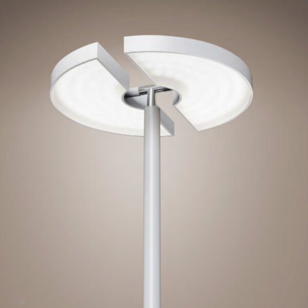 Piantana moderna promoingross half p18 led metallo orientabile - Promoingross