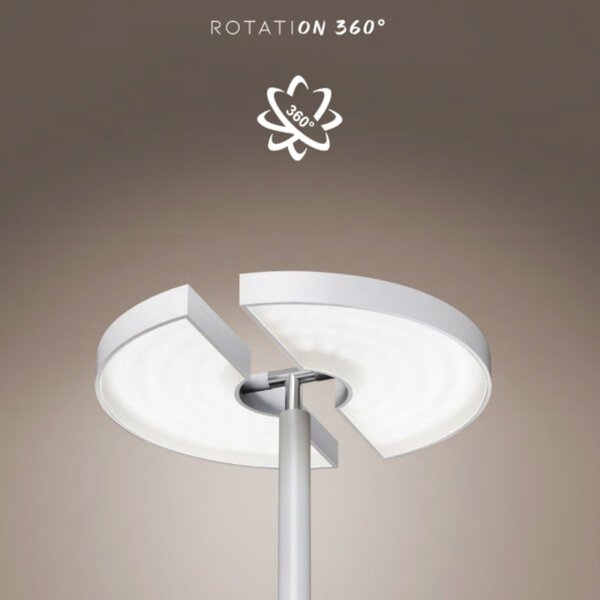 Piantana moderna promoingross half p18 led metallo orientabile - Promoingross